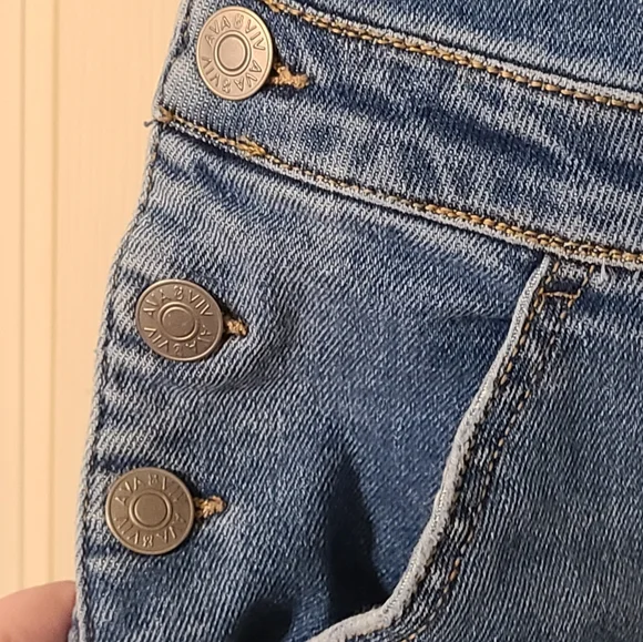 Ava & Viv Blue Denim Overalls - Picture 6 of 7
